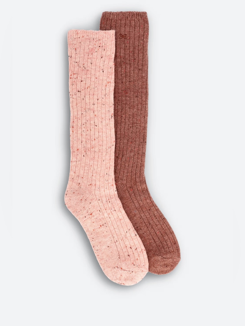 SAM EDELMAN 2Pk Speckle Rib Slouchy Sock